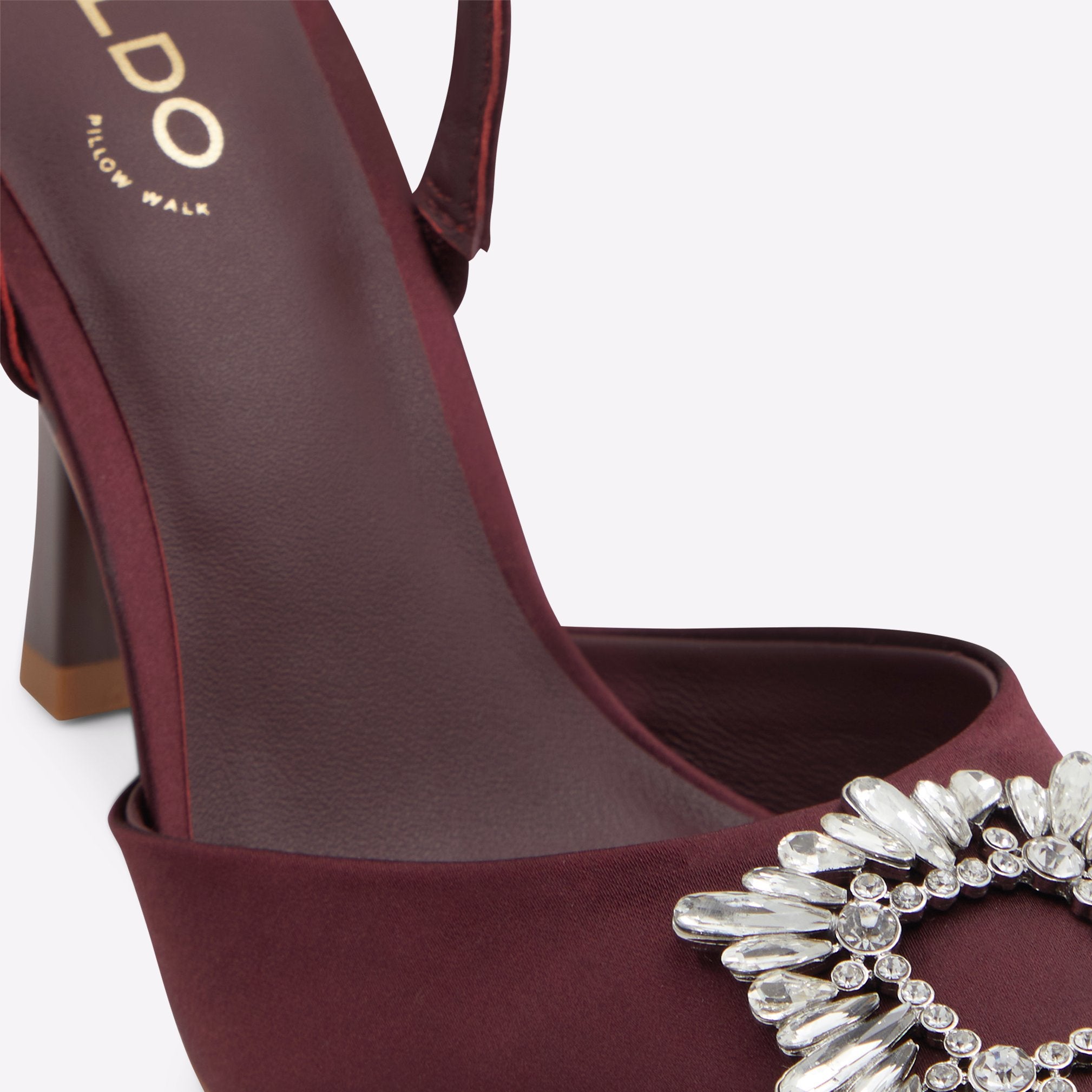Aldo burgundy cheap heels