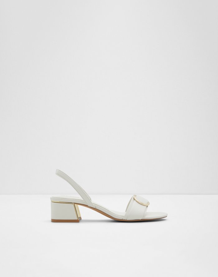 Lucilda Women Heeled Sandals White by Aldo