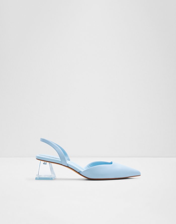 Aldo blue heels best sale