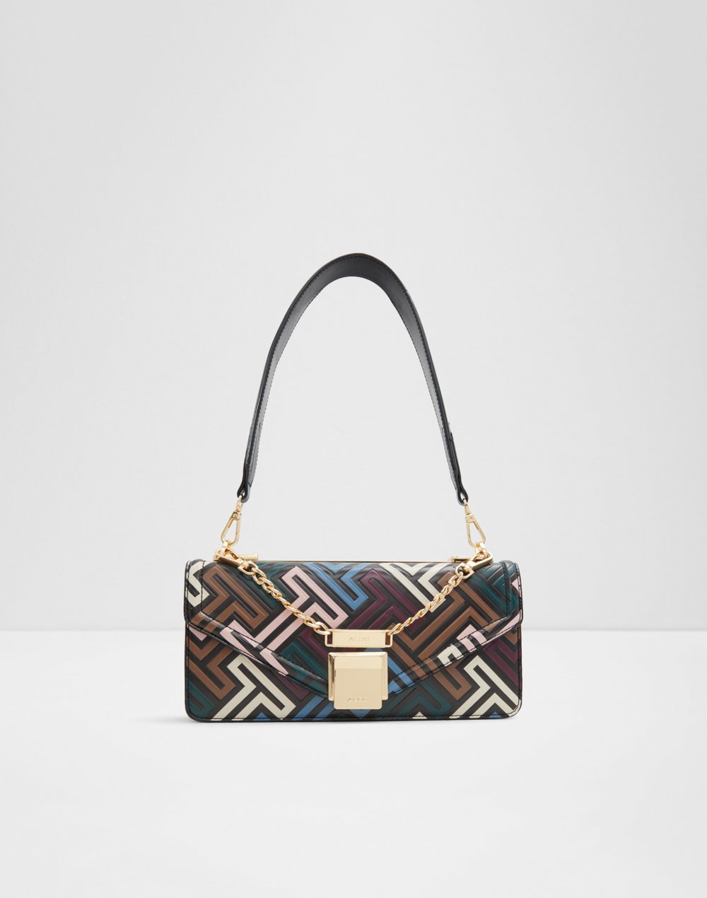 Manifold Bag - Black-Gold Multi - ALDO KSA