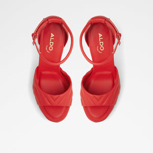 Aldo red mules new arrivals
