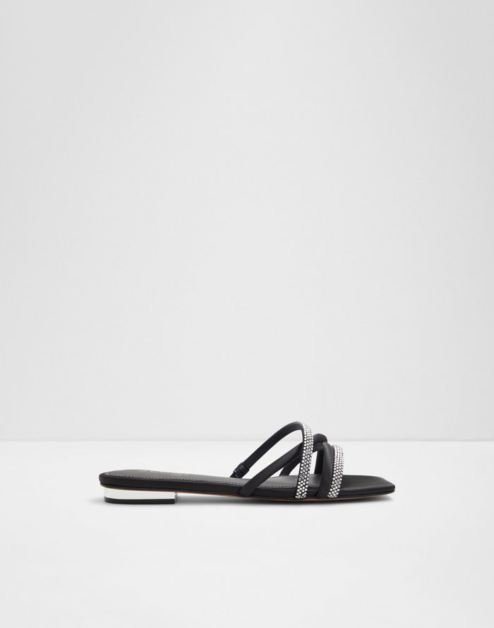 Neda / Flat Sandals Women Shoes - Black - ALDO KSA