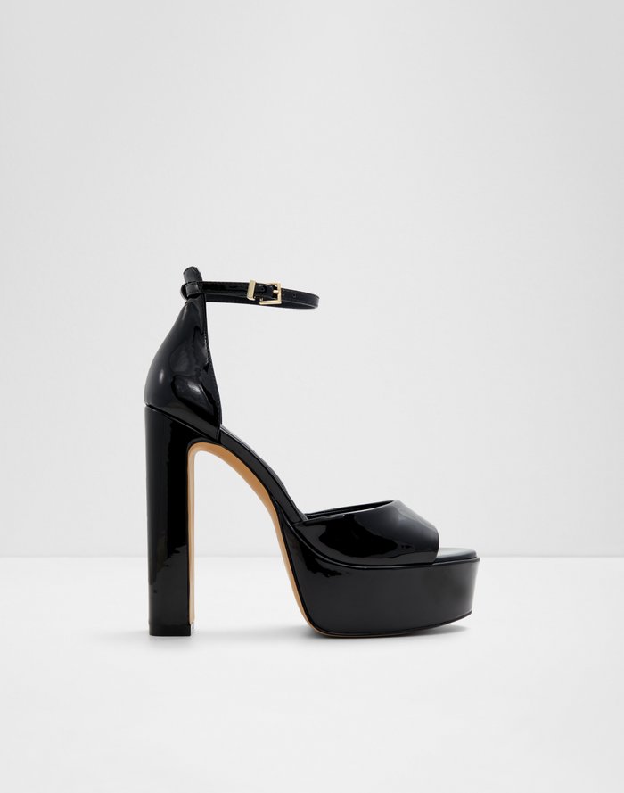 Aldo black platform heels cheap