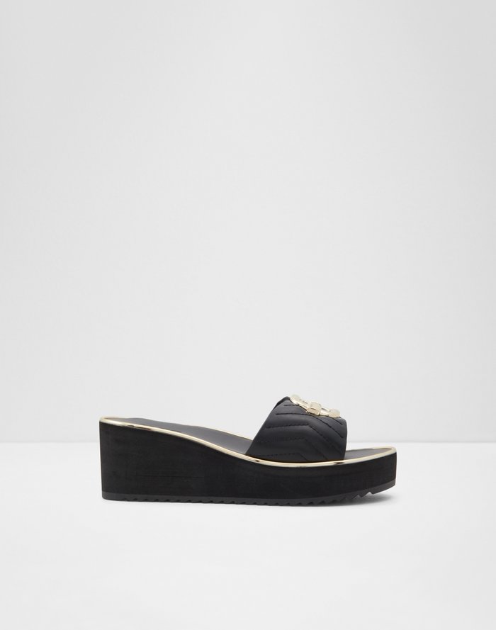 Onayllan / Beach Sandals Women Shoes - Black - ALDO KSA