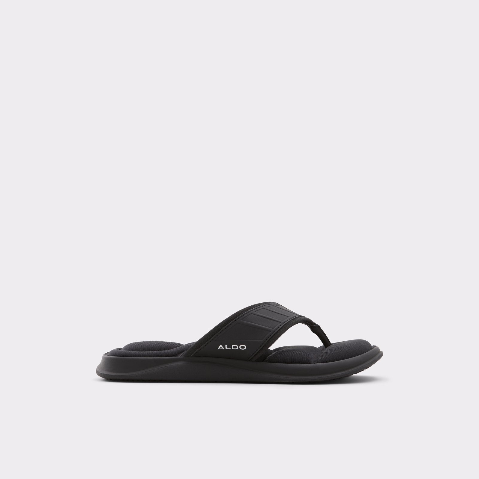 Aldo top black slippers