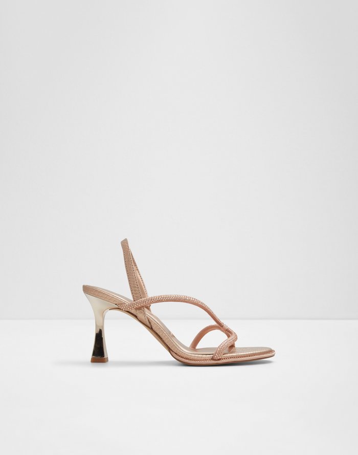 Ruba / Heeled Sandals Women Shoes - Rose Gold - ALDO KSA