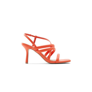 Orange kitten heel sandals sales