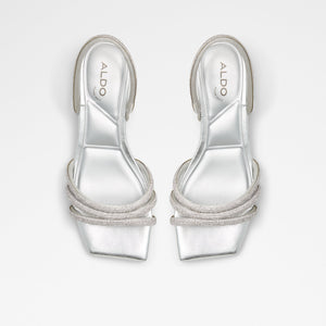 Stellara Women Heeled Sandals Silver by Aldo