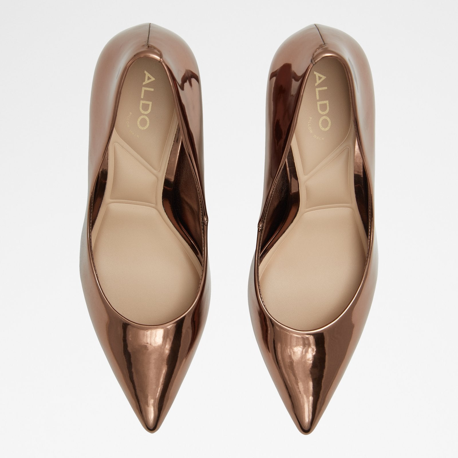 Aldo metallic shoes clearance