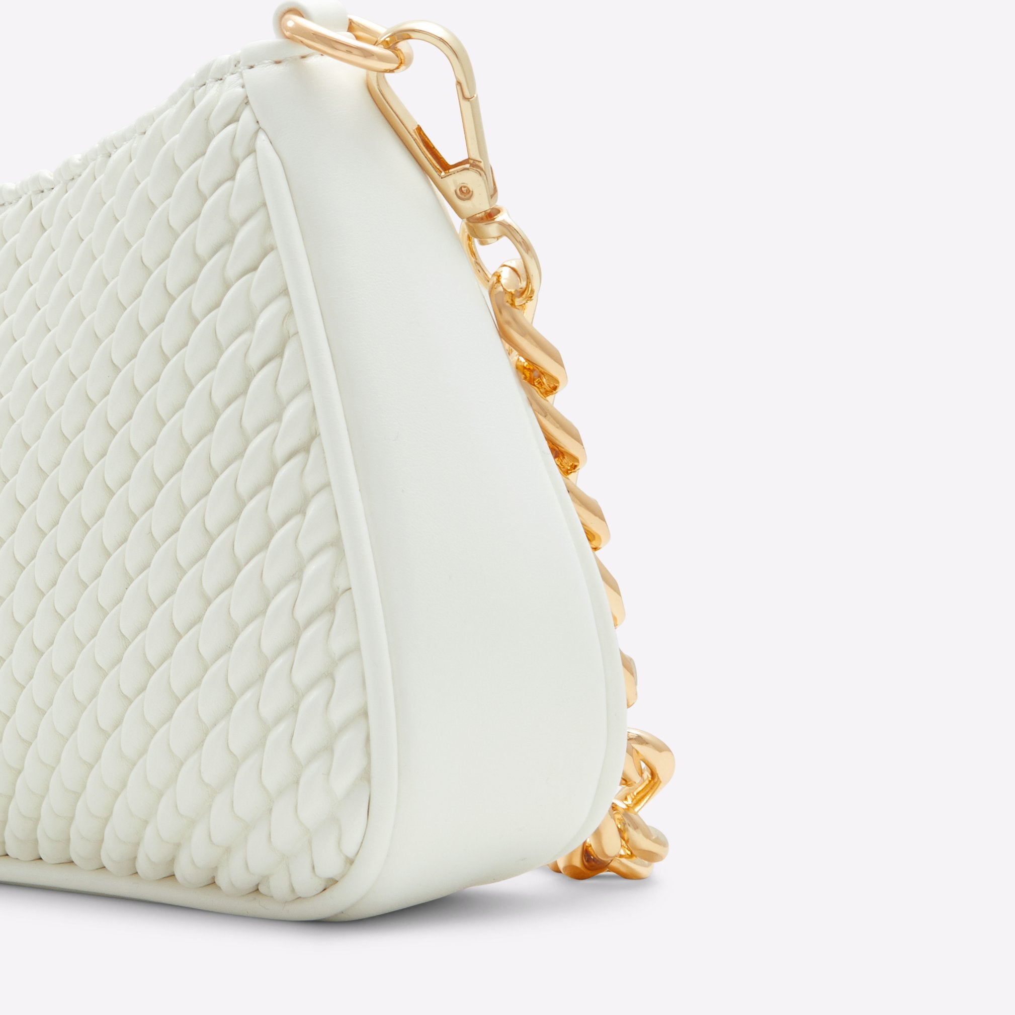 Aldo white clearance clutch bag