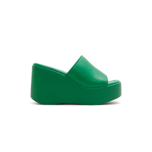Tropezz / Wedge Sandals Women Shoes - Bright Green - CALL IT SPRING KSA