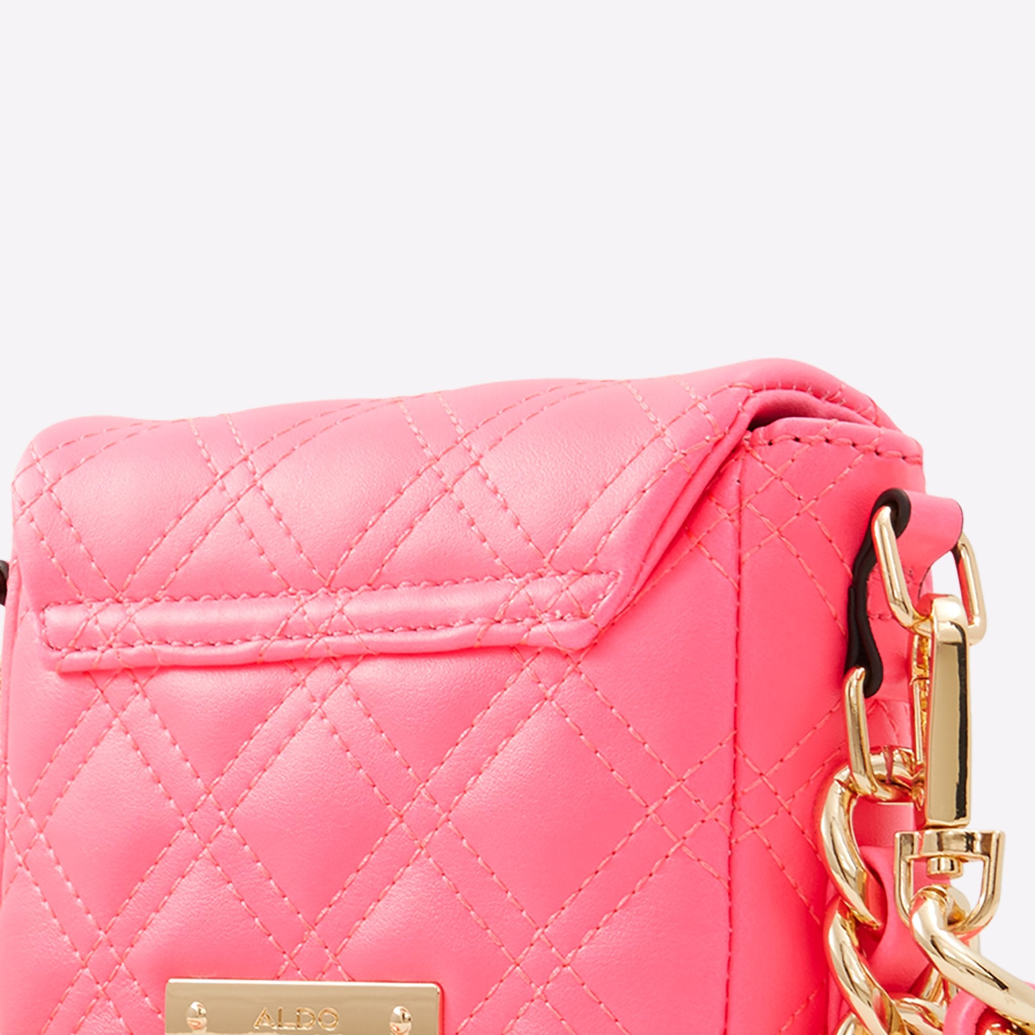 Aldo pink fur bag outlet