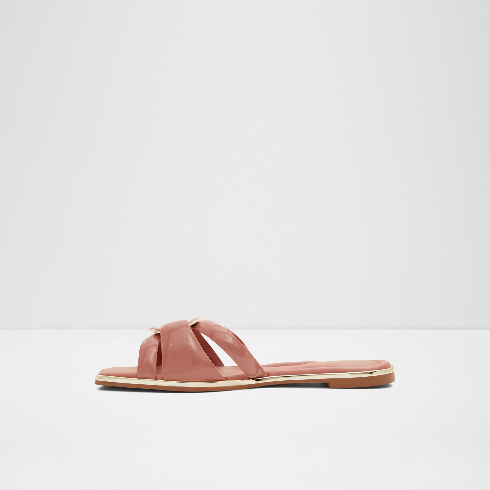 Yesenia / Flat Sandals Women Shoes - Dark Beige - ALDO KSA